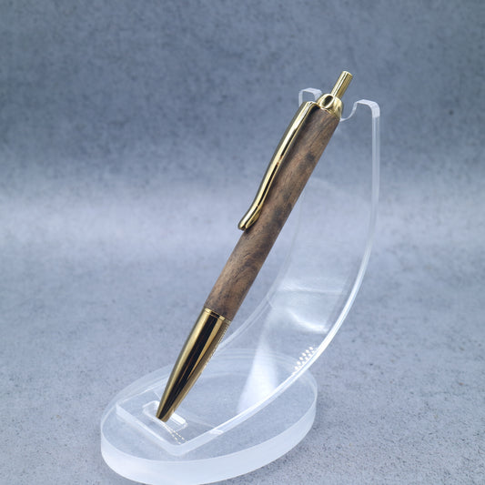 Kurogaki M5 Compatible Wooden Mini Ballpoint Pen | Slim Barrel, Retractable 260906