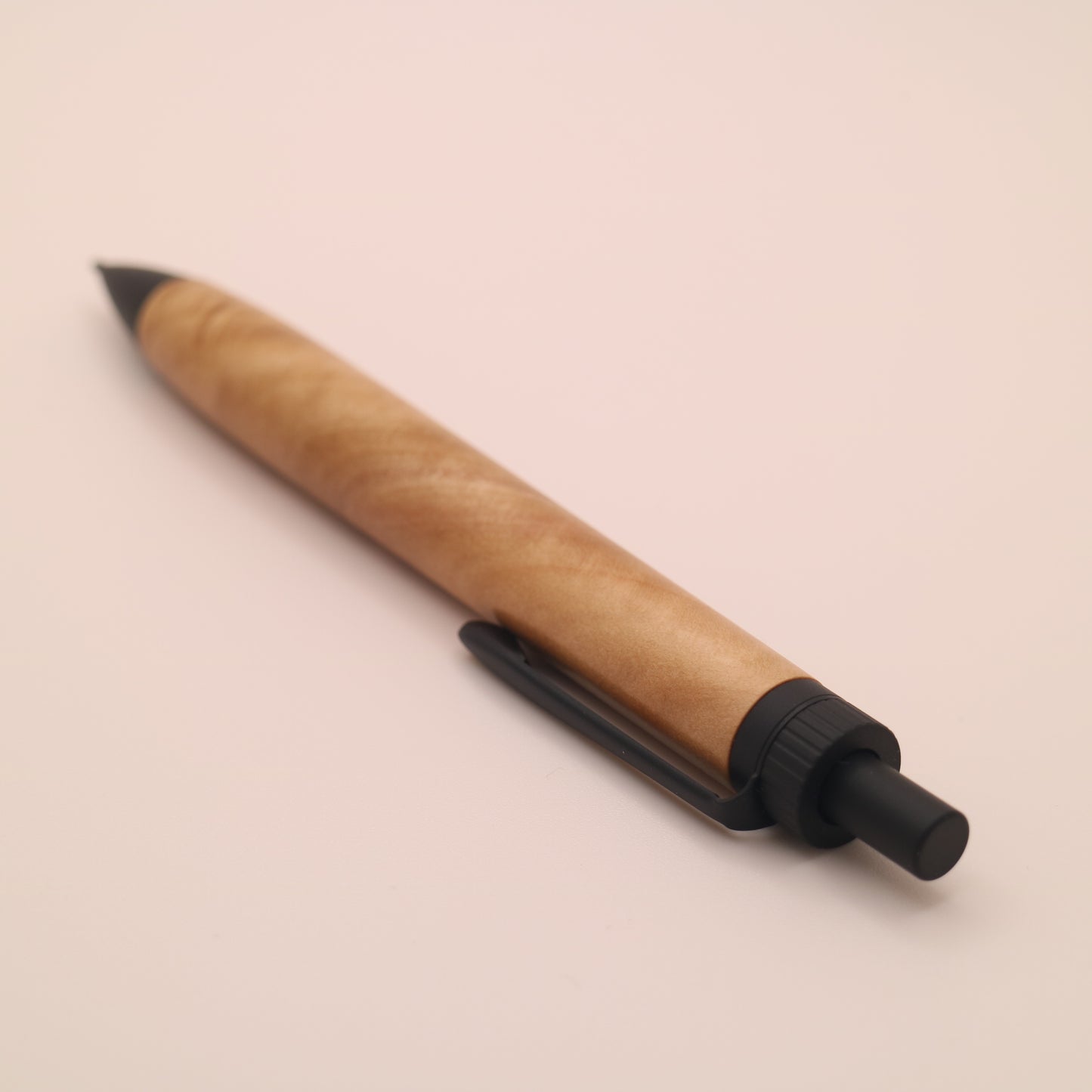 ユズリハの木軸ペン｜手作り木製ボールペン・シャーペン｜260108｜Wood Time Factory