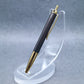 Ebony M5-Compatible Wooden Mini Ballpoint Pen | Slim Barrel, Retractable 260914