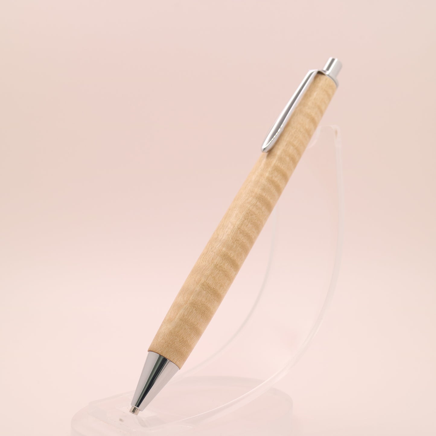 トチ縮杢 木軸シャーペン｜【学生に人気】やわらかな縮杢が、勉強時間を静かに整える一本　260201