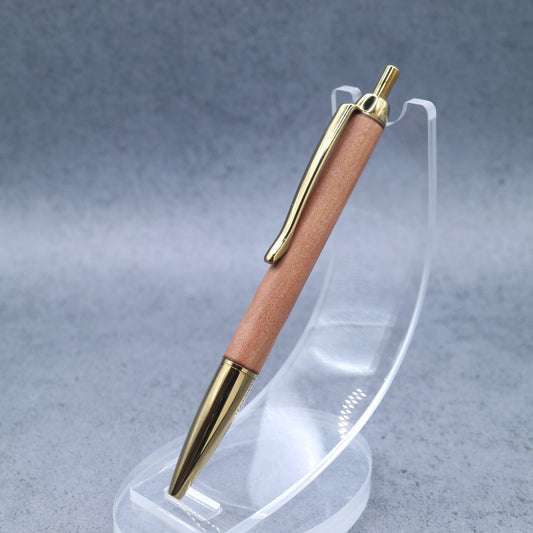 Hinoki M5 Compatible Wooden Mini Ballpoint Pen | Slim Barrel, Retractable 260758