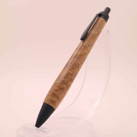 ユズリハ　マットブラック　木軸ペン　ボールペン or シャーペン　251212