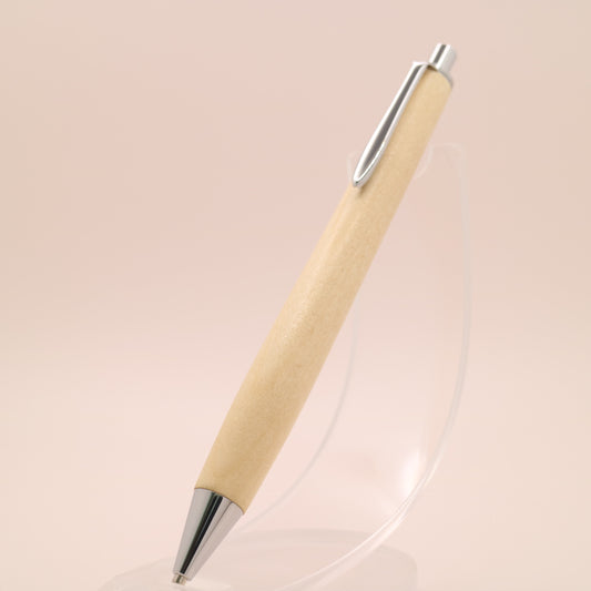 カンサブロウノキ 木軸シャーペン｜【学生に人気】白くてやさしい木肌が、勉強時間に静かな集中をもたらす一本　260203