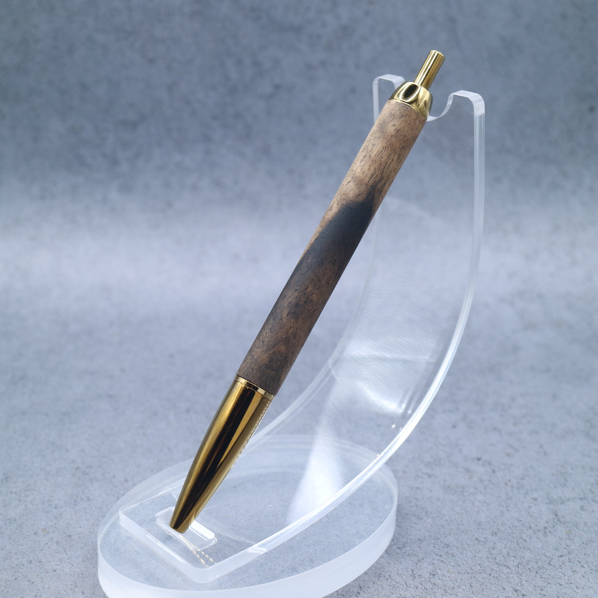 Kurogaki M5-Compatible Wooden Mini Ballpoint Pen | Slim Barrel, Retractable 260907