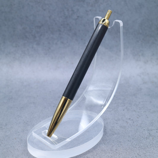 Ebony M5-Compatible Wooden Mini Ballpoint Pen | Slim Barrel, Retractable 260914