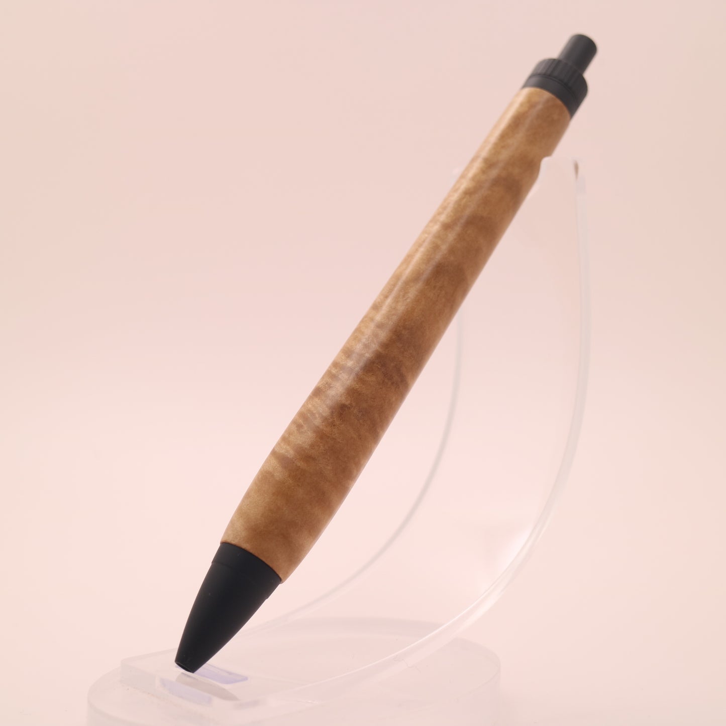 ユズリハ　マットブラック　木軸ペン　ボールペン or シャーペン　251212