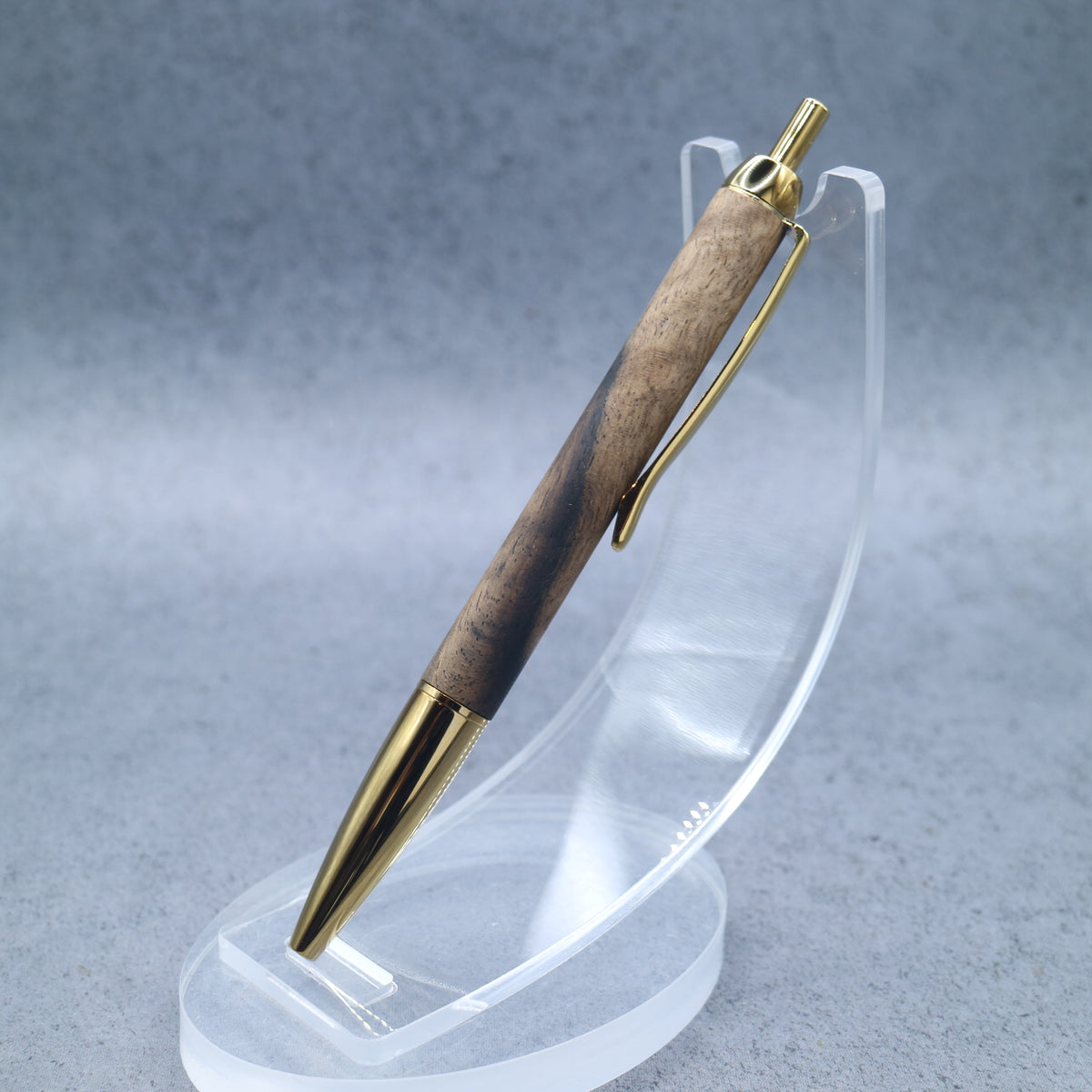 Kurogaki M5-Compatible Wooden Mini Ballpoint Pen | Slim Barrel, Retractable 260907