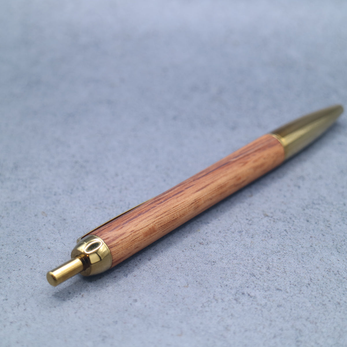Japanese Red Oak M5 Compatible Wooden Mini Ballpoint Pen | Slim Barrel, Retractable 260911