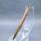 Osmanthus fragrans M5 compatible wooden mini ballpoint pen | Slim barrel, retractable 260706