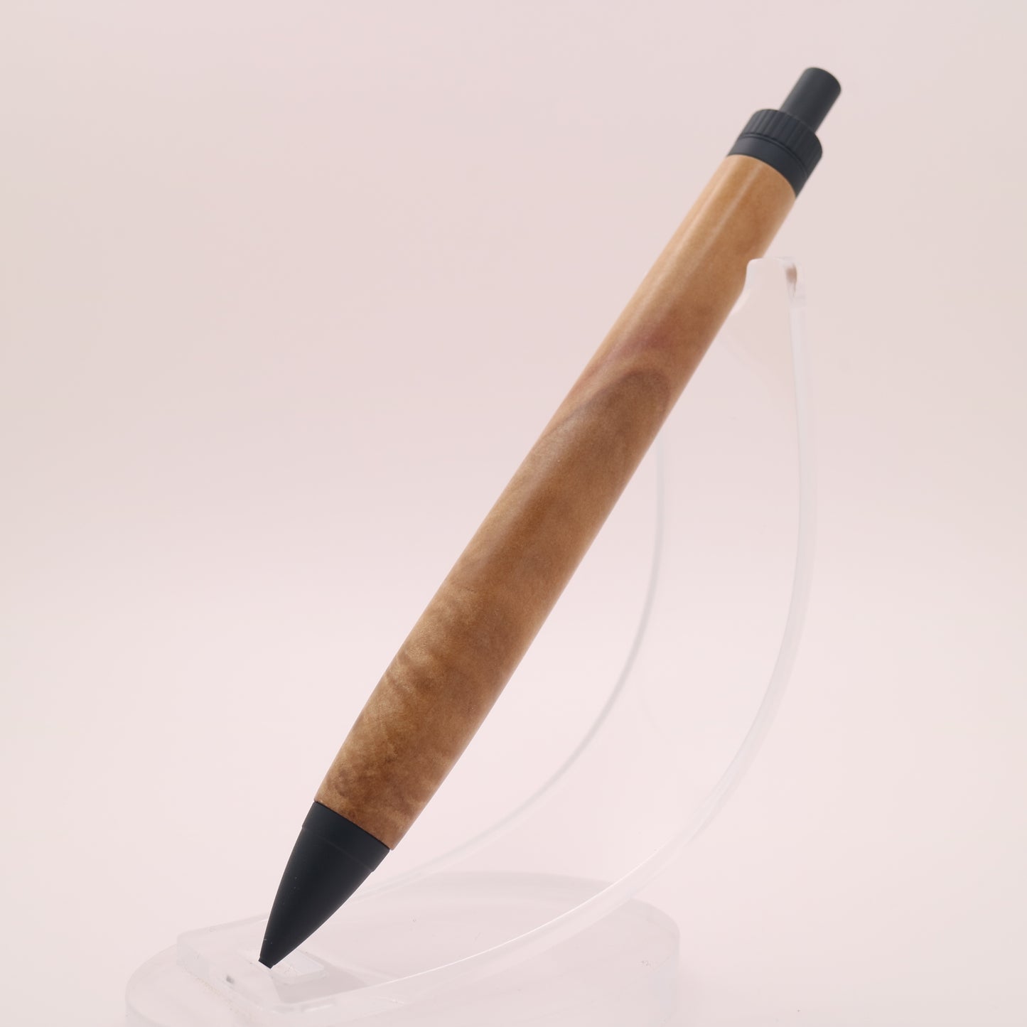 ユズリハの木軸ペン｜手作り木製ボールペン・シャーペン｜260108｜Wood Time Factory