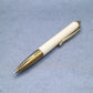 Osmanthus fragrans M5 compatible wooden mini ballpoint pen | Slim barrel, retractable 260706
