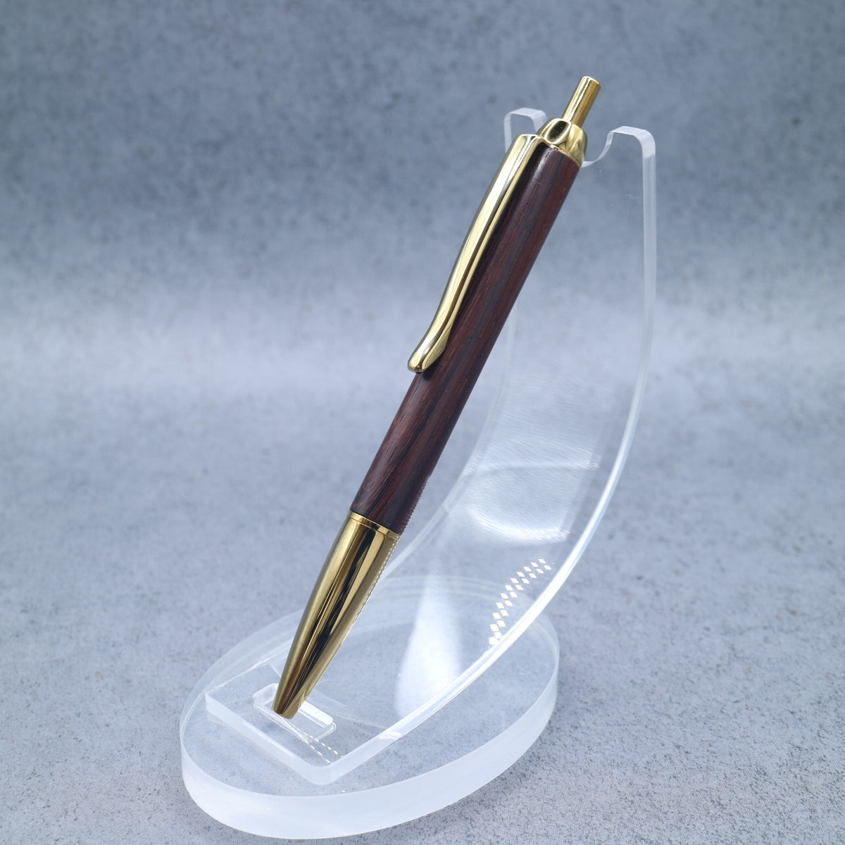 Indian Rosewood Mini Wooden Ballpoint Pen for M5 | Slim-Barrel, Retractable 260908