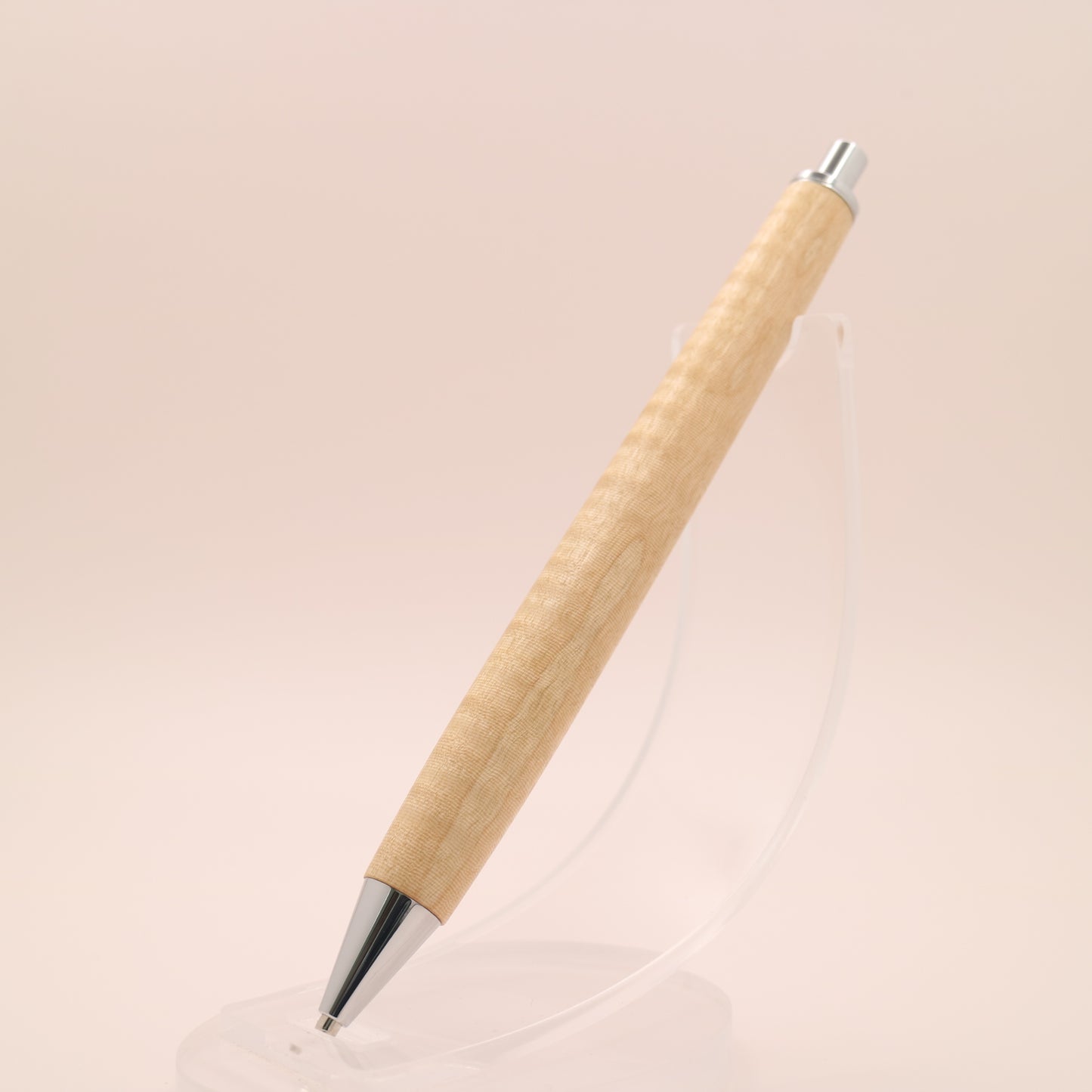 トチ縮杢 木軸シャーペン｜【学生に人気】やわらかな縮杢が、勉強時間を静かに整える一本　260201