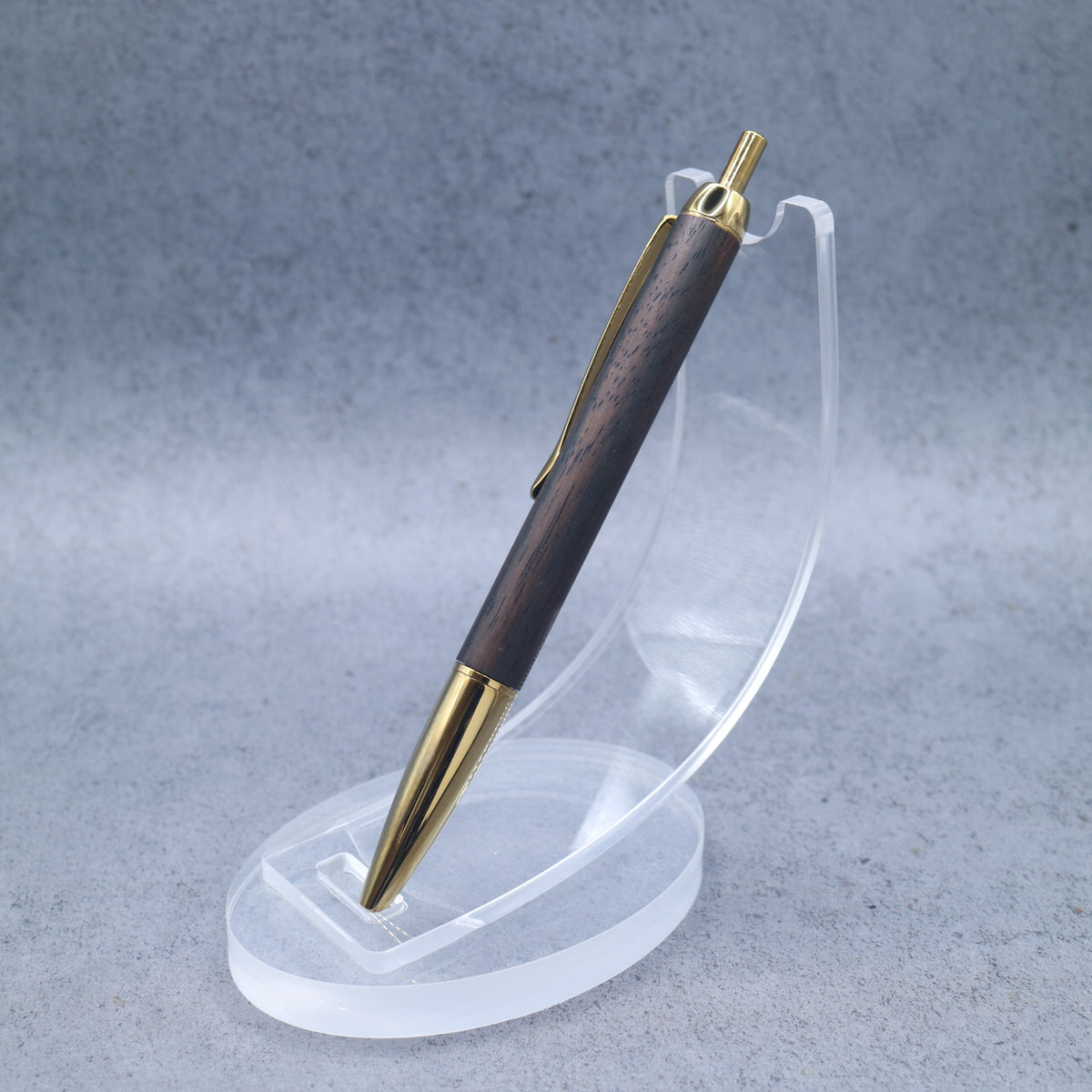 Kalimantan Ebony M5-compatible Wooden Mini Ballpoint Pen | Slim Barrel, Retractable 260913