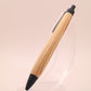 伊勢市産ヒノキ × マットブラック｜木の質感を楽しむ木軸ペン｜ボールペン or シャーペン　251229