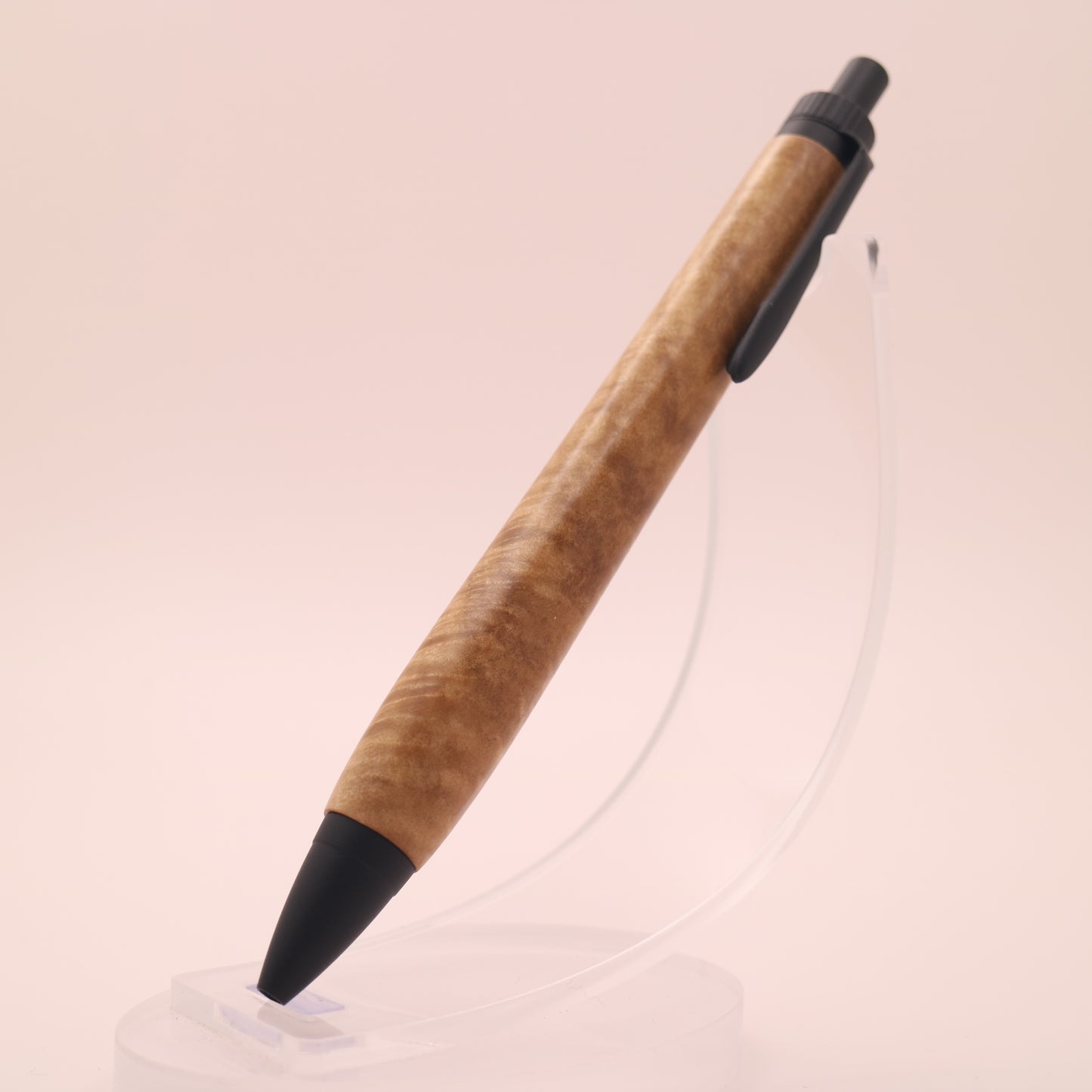 ユズリハ　マットブラック　木軸ペン　ボールペン or シャーペン　251212