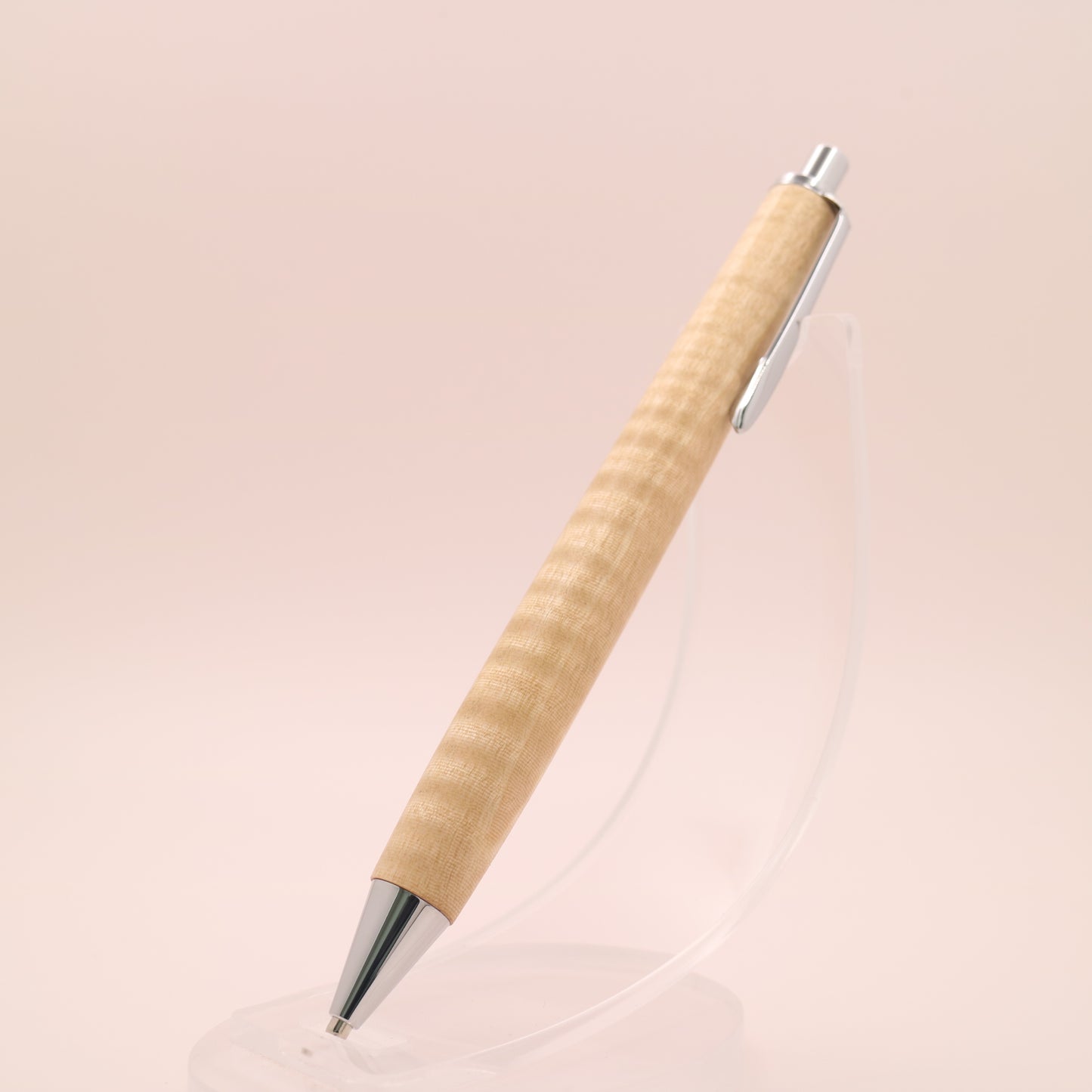 トチ縮杢 木軸シャーペン｜【学生に人気】やわらかな縮杢が、勉強時間を静かに整える一本　260201