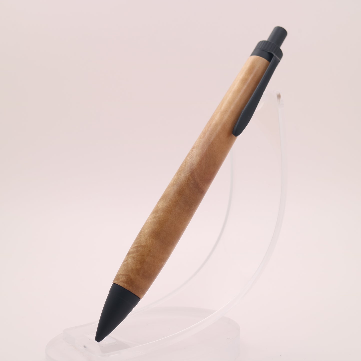 ユズリハの木軸ペン｜手作り木製ボールペン・シャーペン｜260108｜Wood Time Factory