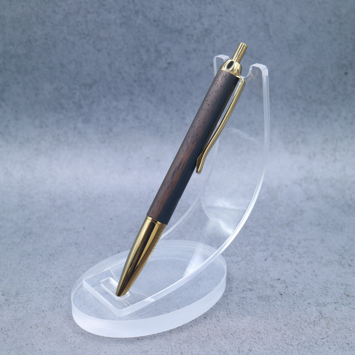 Kalimantan Ebony M5-compatible Wooden Mini Ballpoint Pen | Slim Barrel, Retractable 260913