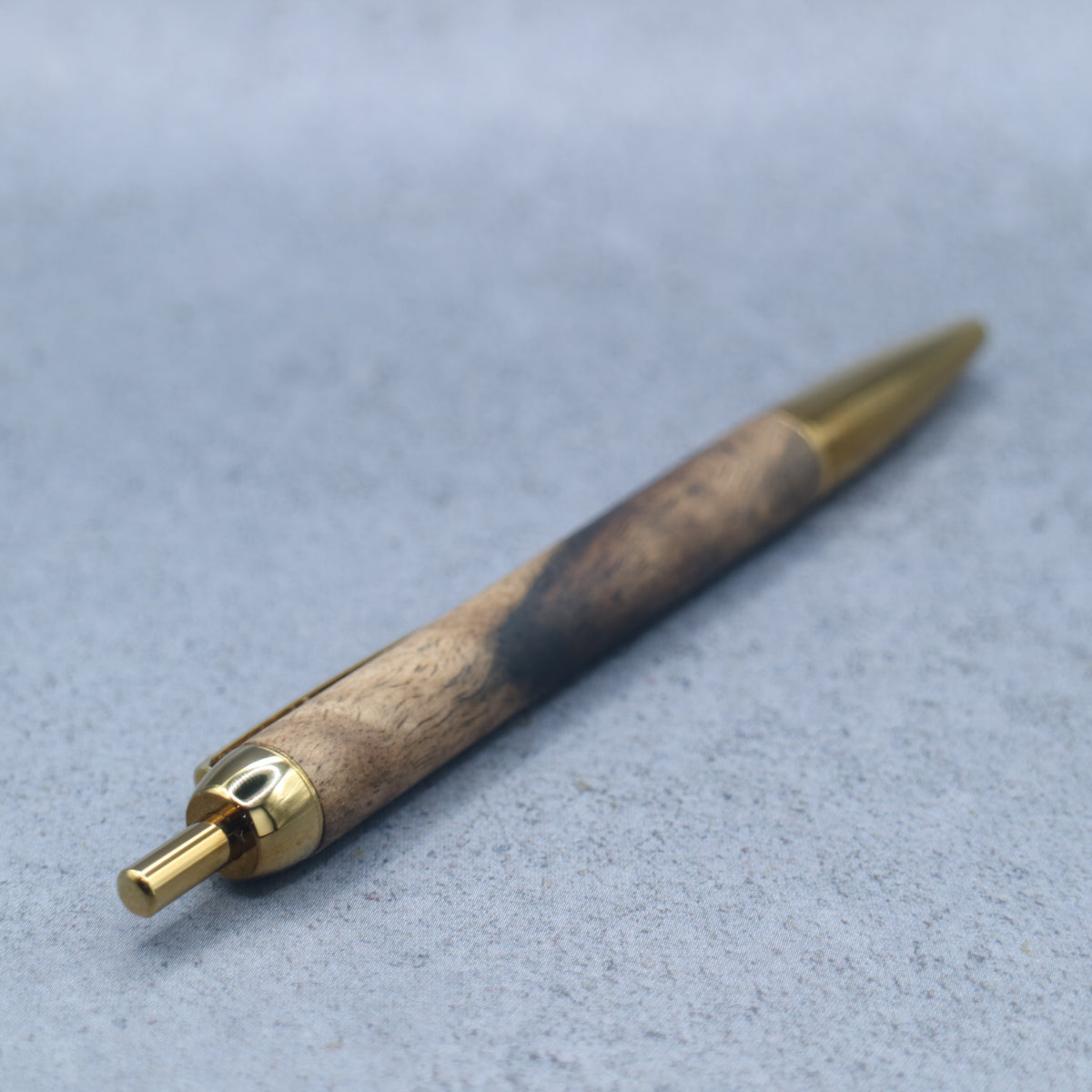 Kurogaki M5-Compatible Wooden Mini Ballpoint Pen | Slim Barrel, Retractable 260907