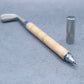 Ebony M5-Compatible Wooden Mini Ballpoint Pen | Slim Barrel, Retractable 260914