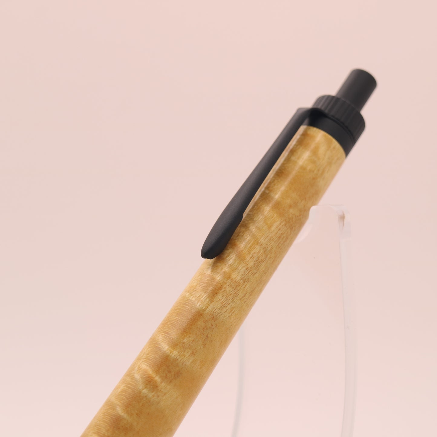 セイロンサテンウッド× マットブラック　木軸ペン　ボールペン or シャーペン　251205