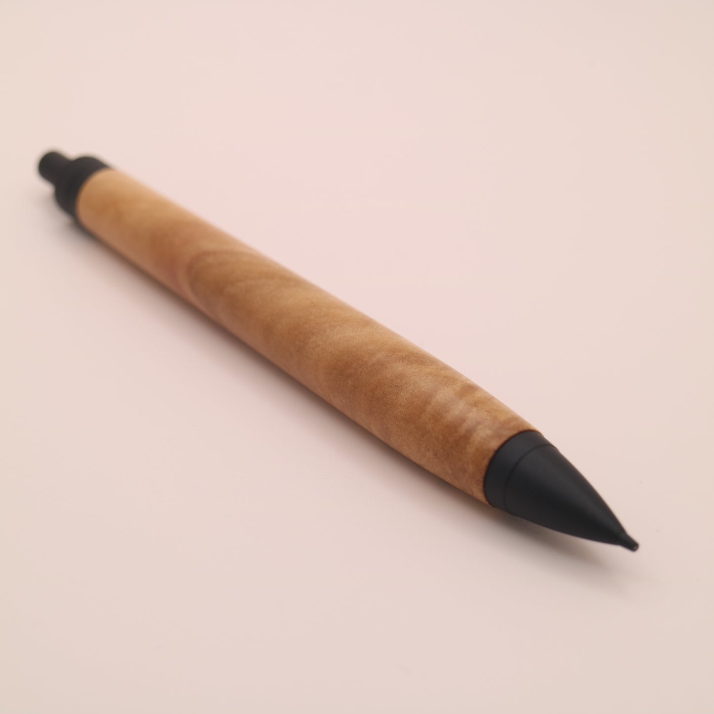 ユズリハの木軸ペン｜手作り木製ボールペン・シャーペン｜260108｜Wood Time Factory