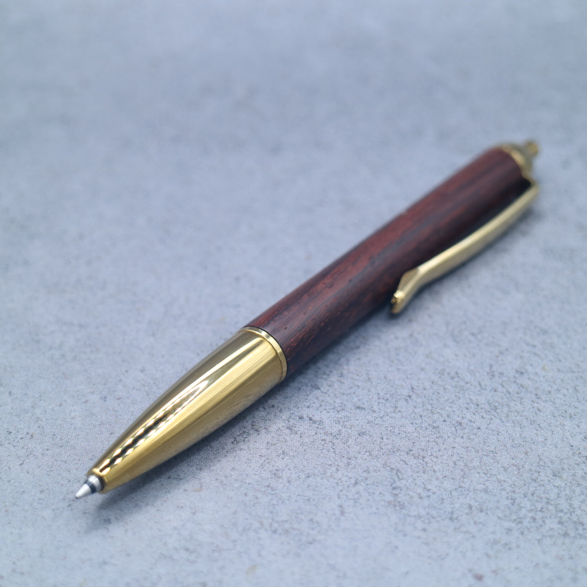 Indian Rosewood Mini Wooden Ballpoint Pen for M5 | Slim-Barrel, Retractable 260908