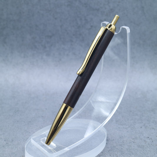 Dalbergia cochinchinensis M5 Compatible Wooden Mini Ballpoint Pen | Slim Barrel, Retractable 260909