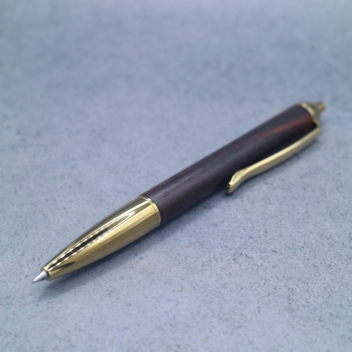Dalbergia cochinchinensis M5 Compatible Wooden Mini Ballpoint Pen | Slim Barrel, Retractable 260909